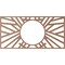 Ekena Millwork Hoover Wood Fretwork Pierced Ceiling Medallion, Wood (Paint Grade), 30"W x 15"H x 11 1/8"ID x 3/8"T CMWP30X15X0375HOMF - alternate 2